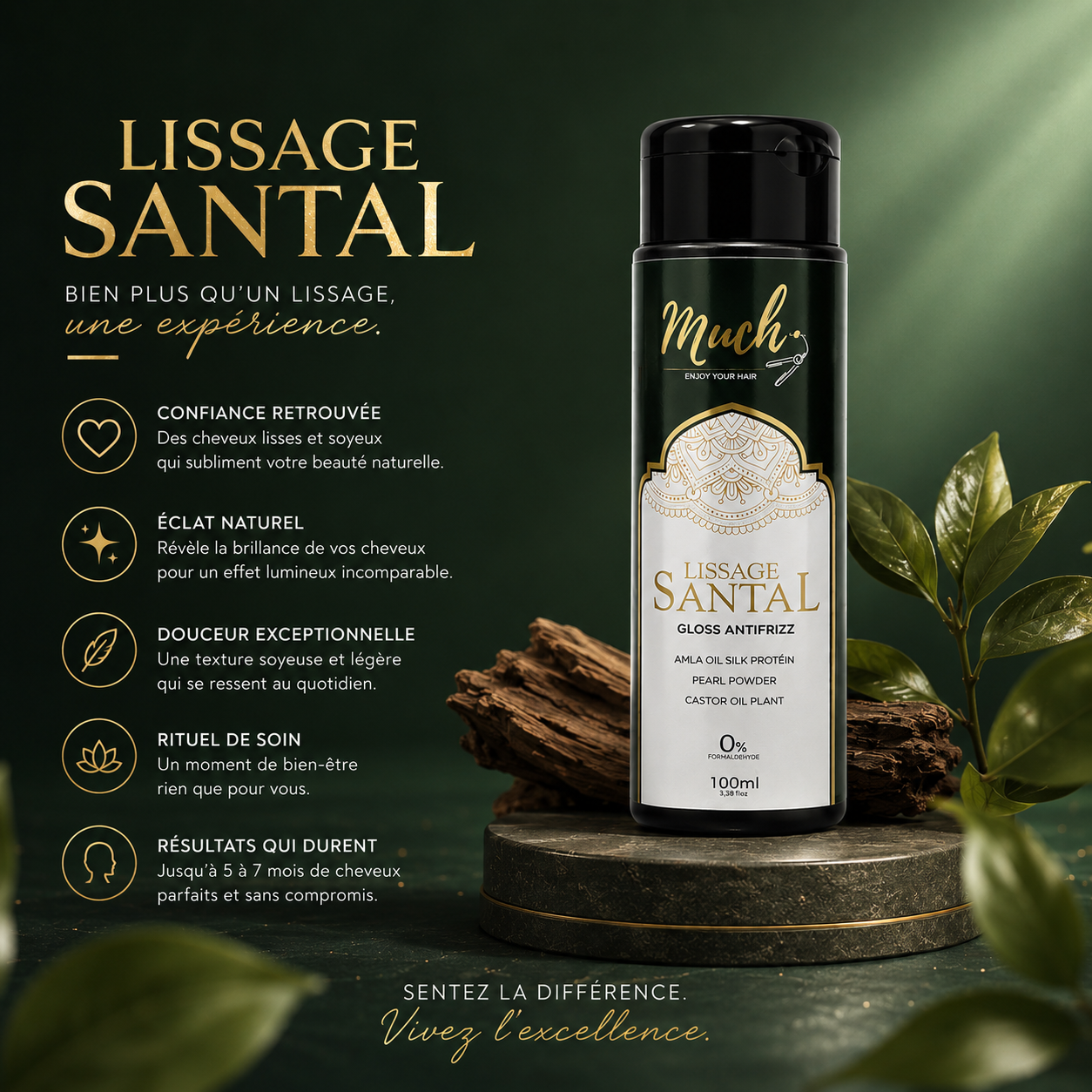 Lissage SANTAL.